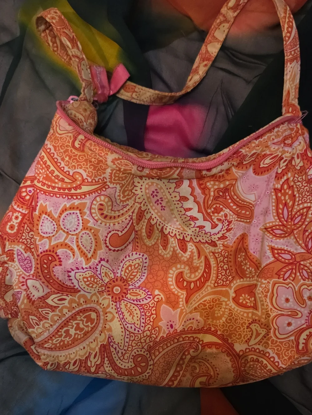 Vera Bradley Shoulder Bag In 'Sherbet'